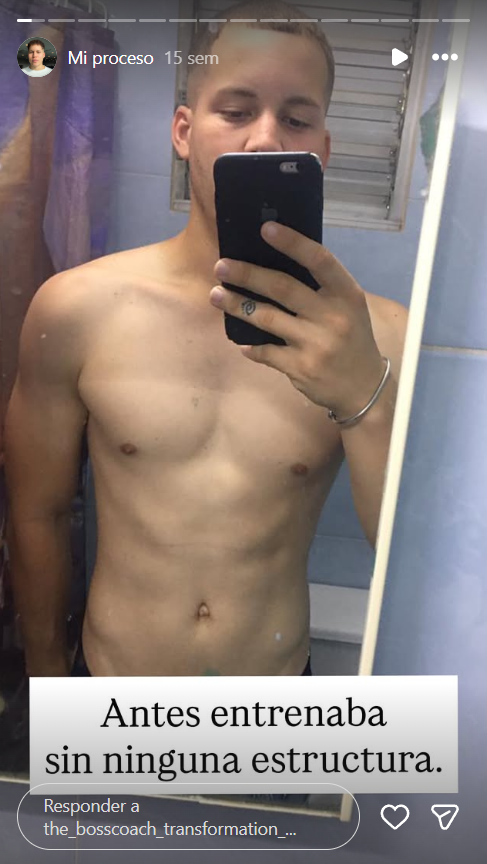 Antes entrenaba sin estructura